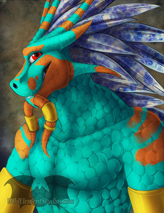 Naga Painted Portrait Naga Painted Portrait