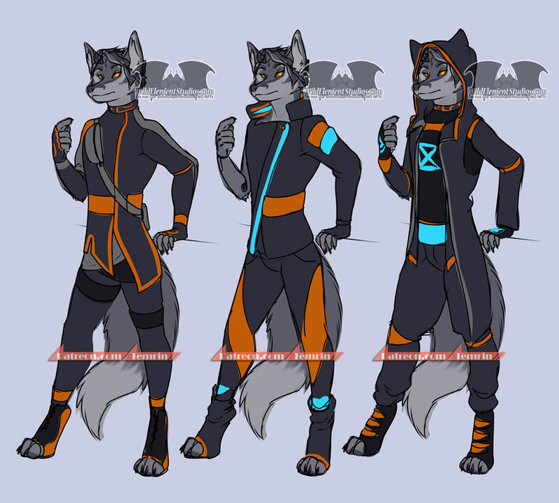 Cyberpunk clothing design Cyberpunk clothing design