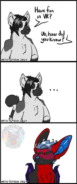 Have fun in VR? Comic