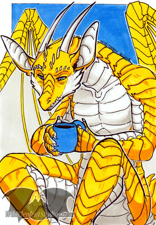 Copics: Coffee Dragon