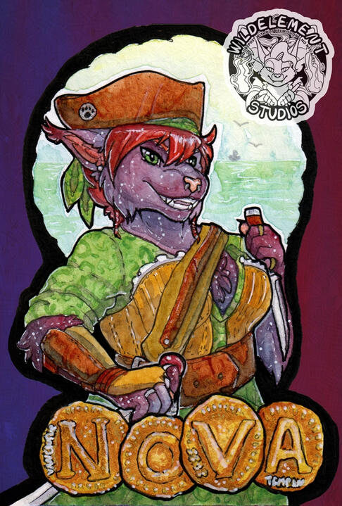 Watercolours, Inks, Metallic Paint, Gel Pen