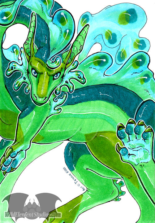 Inks: Water Dragon
