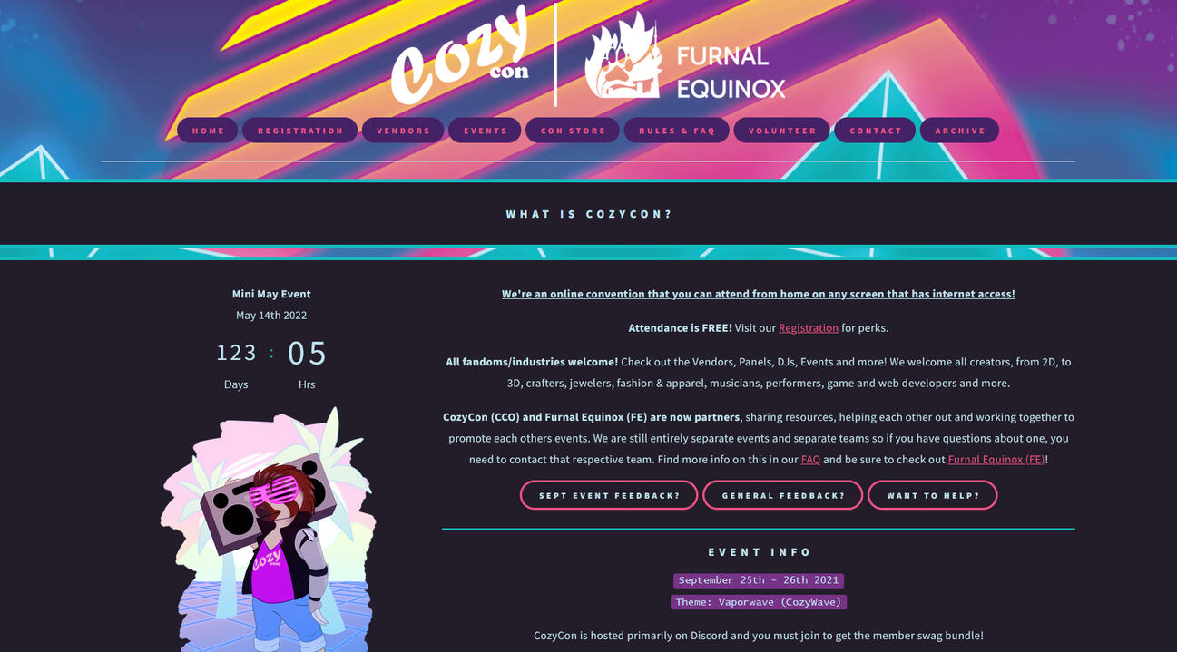 Sept 2021 / May 2022 Event Site