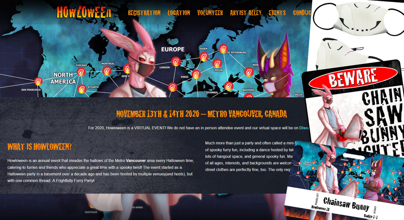 Howloween: 2020 site + Designs (Some art by Jenessa/Reika)