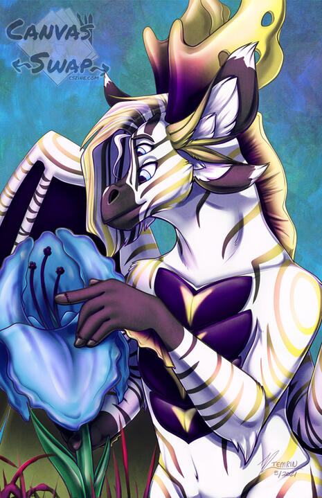 Canvas Swap Zine Issue 8 - Extraterrestrial Zinnie