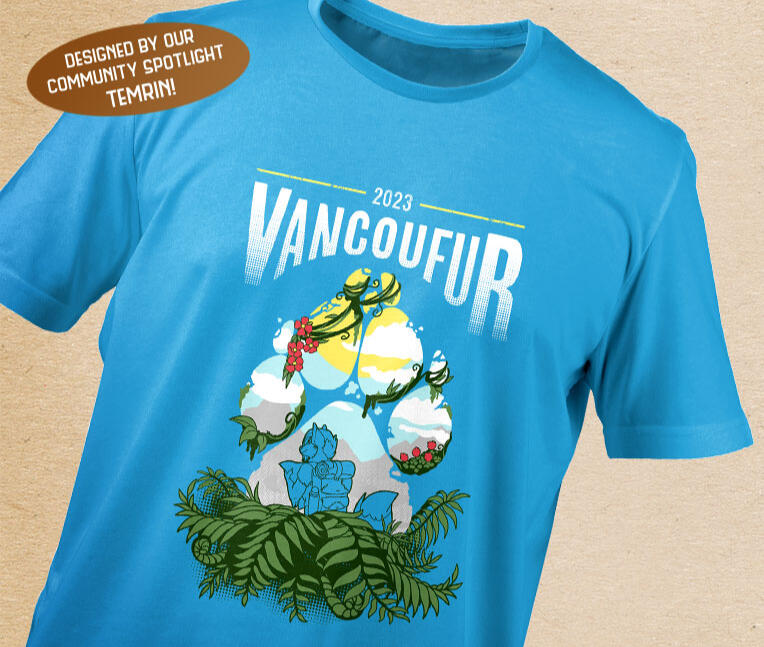 VancouFur 2023 Tshirt Design VancouFur 2023 Tshirt Design