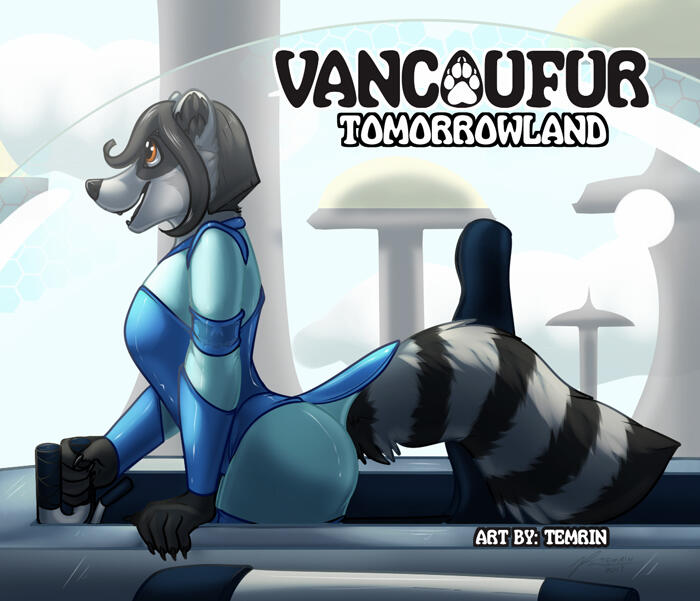 VancouFur 2018 badge artwork VancouFur 2018 badge artwork
