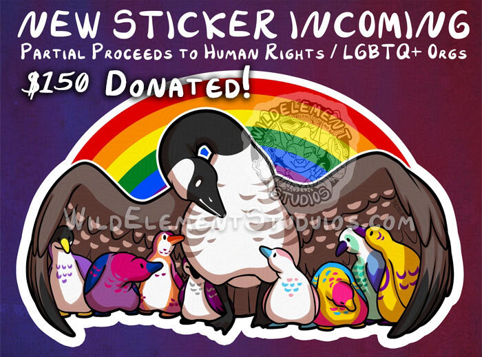 Pride goslines sticker