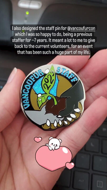 VancouFur 2023 Enamel Pin Design
