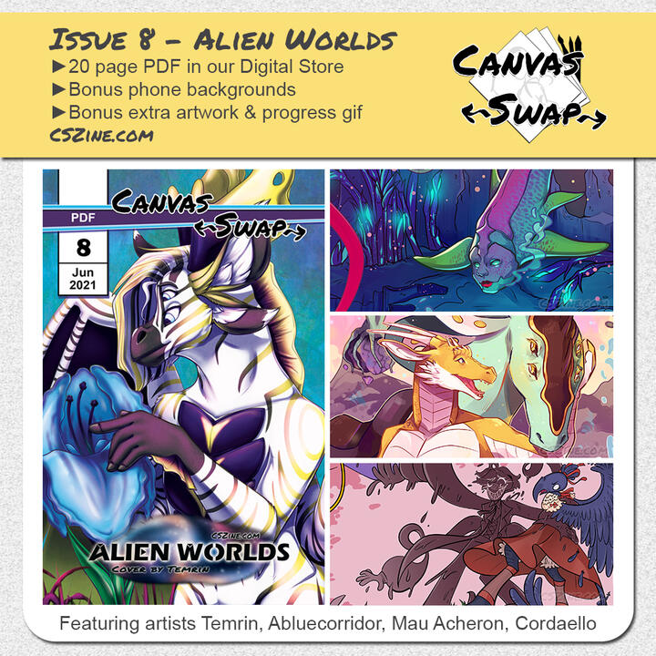 Zine release ad design