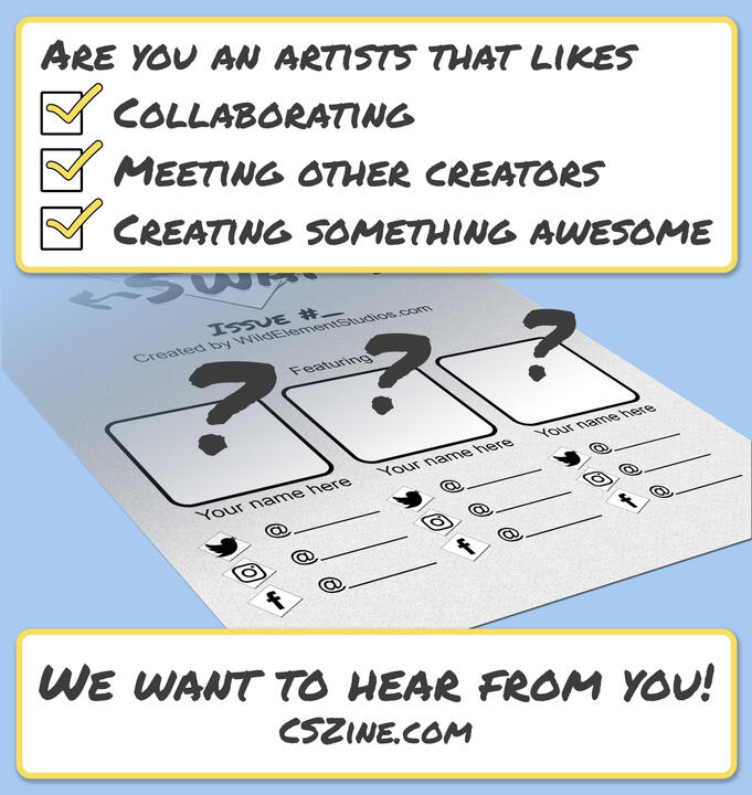 Artist advertisement design