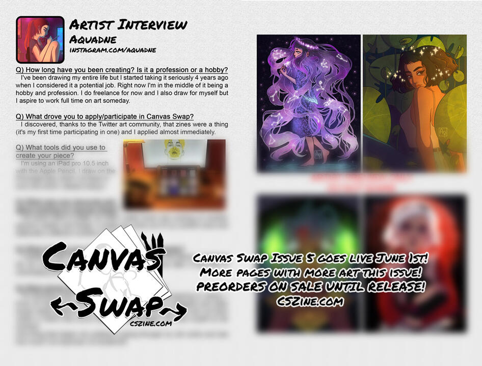 Zine layout design