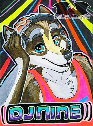 Blacklight Reactive Badge